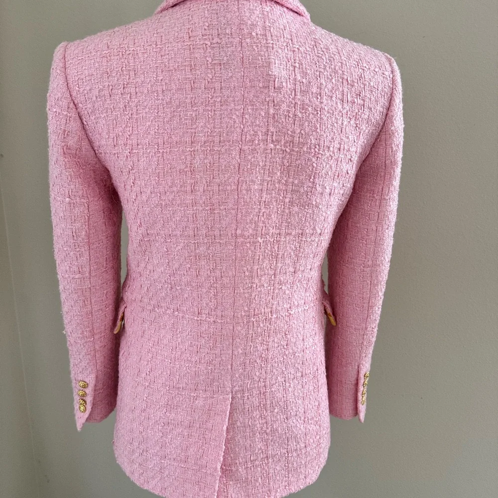 Tweed Pink blazer Zara - Picture 2 of 9